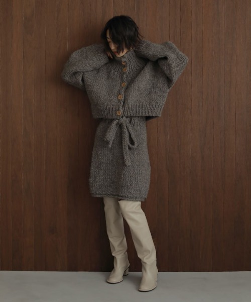 ETRE TOKYO（エトレトウキョウ） スカート ハンドニットミニスカート