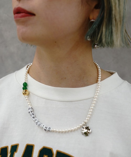 ネックレス メンズ flan/フラン/「L.H.P Customizing Order」 Pearl with Mugungwha Necklace/｜zozo