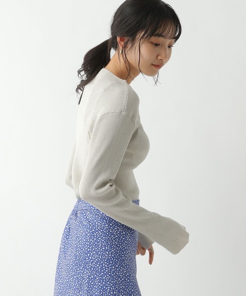 半額以下！新品！A part by★アパートバイ　ラメニットアンサンブル A part by（アパートバイ） ニット セーター カタアゼラメニットプル