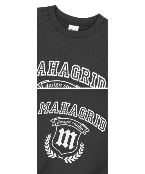 トレーナー スウェット 「mahagrid/マハグリッド」SHIELD SWEATSHIRT/シールド スウェットシャツ レディース メンズ MAHAGRID トレーナー スウェット 「mahagrid/マハグリッド