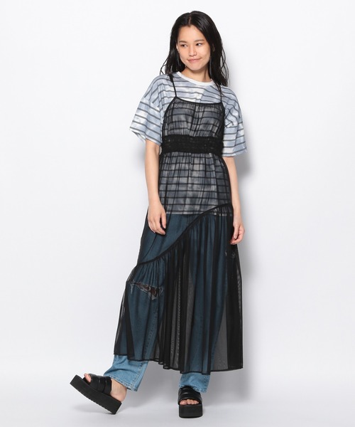 ワンピース チュール キャミソールワンピース パーティー FOREVER21 ワンピース チュールキャミワンピース : ZOZOTOWN
