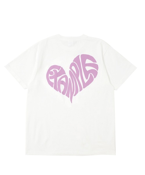 新品未使用 ジャザサイズ ハート Tシャツ Sサイズ EXAMPLE tシャツ 「ZOZO LIMITED」EXAMPLE HEART LOGO S/S TEE