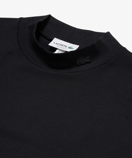LACOSTE（ラコステ） tシャツ 鹿の子地モックネックTシャツ メンズ