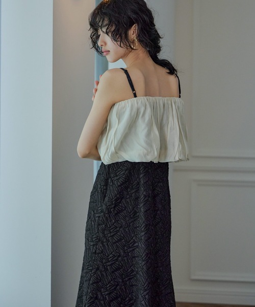 niana（ニアナ） ドレス マルチケープジャガードキャミワンピセット