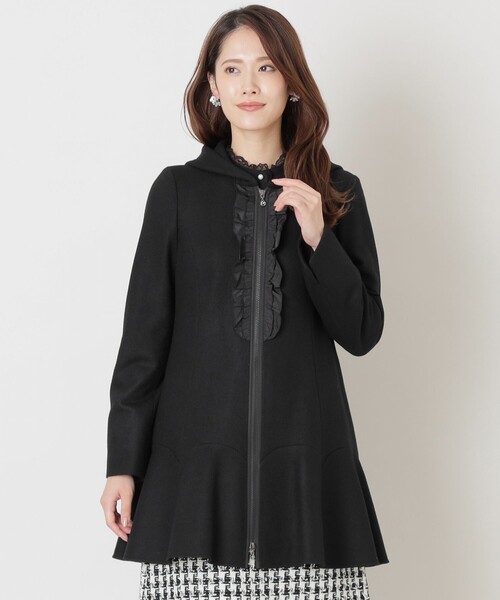 『専用です』クリーニング済『日本製トゥービーシック』着丈70cmウールコート TO BE CHIC ステンカラーコート コート ウールビーバー ロング