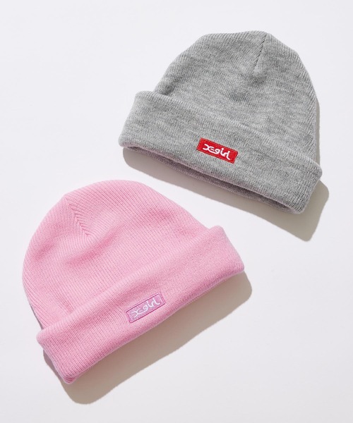 X-girl ニット帽 ニットキャップ 3WAY KNIT CAP レディース