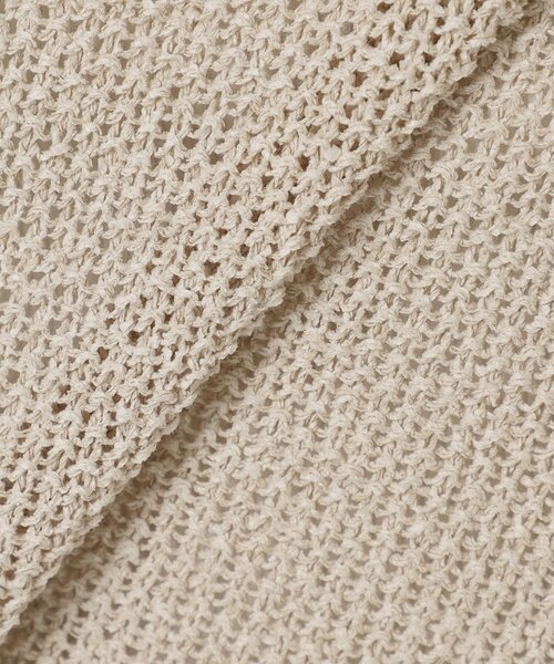 Spick &amp; Span - Spick&amp;Span   カノコ編みペーパーヤーン2WAYルーズニット Spick＆Span ニット セーター カノコ編みペーパーヤーン2WAY