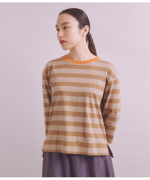 tシャツ Graph Border Jersey ロングTシャツ レディース