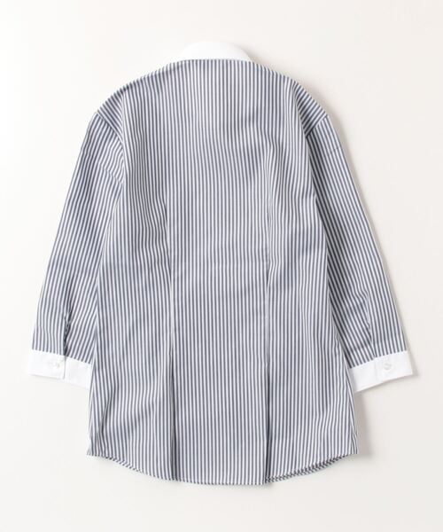 フォーマル ブラウス シャツ 形態安定ノーアイロン クレリックレギュラー 7分袖ビジネスワイシャツ レディース | BRICK HOUSE by TOKYO SHIRT | 07