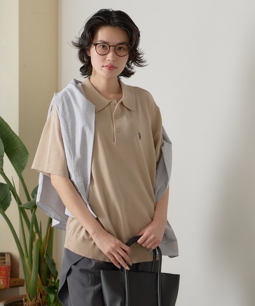 U.S. POLO ASSN. ポロシャツ ASSN./ユーエスポロアッスン ニット