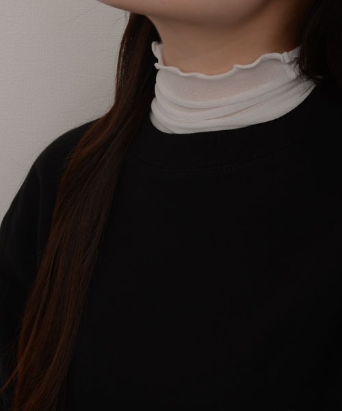 Mayree つけ襟 付け襟 「resonance」シアー メロウデザイン 無地