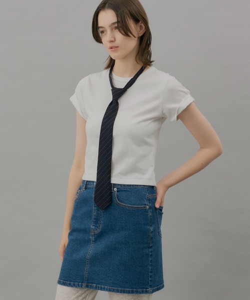 GIUNON ストール マフラー adjustable pinstripe tie