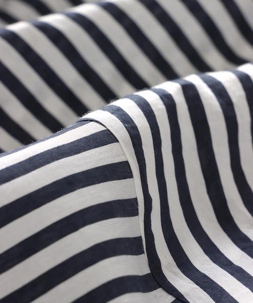 シャツ ブラウス balloon form stripe shirt(バルーンフォーム 