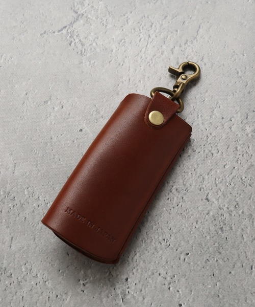 キーケース 「MADE IN JAPAN」栃木レザー ミニキーケース/キーリング
