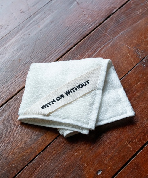 WITH OR WITHOUT ハンカチ Hand Towel/ハンドタオル レディース メンズ