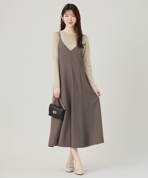 ANY SIS（エニィスィス） ワンピース 「洗える」フレアキャミソール