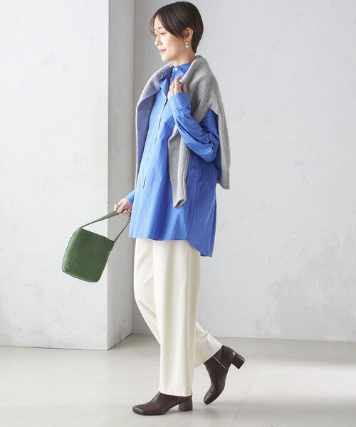 ブラウス シャツ SHIPS Primary Navy Label:「手洗い可能」ラミー フレンチ スリーブ ブラウス レディース SHIPS｜SHIPS Primary Navy Label:<手洗い可能>ラミー フレンチ