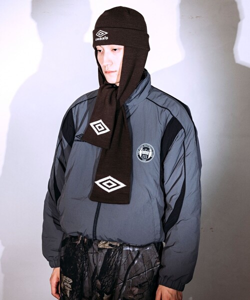 ニット帽 ニットキャップ UMBRO/アンブロ SP Scarf Beanie/別注 スカーフ ニットビーニー メンズ レディース | umbro | 20