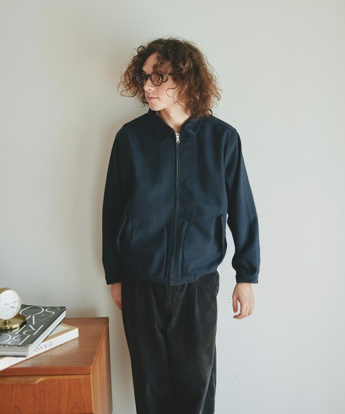 BROKEN BASE コート ジャケット フェイクウールスウィングトップ