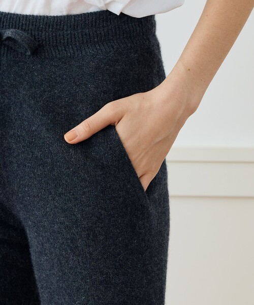 JAMES PERSE ベビーカシミヤ トラックパンツ Baby Cashmere Track Pant - Black | James Perse Los Angeles