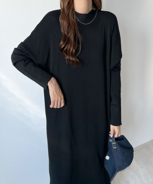 Futier Land（フューティアランド） ワンピース ハイネックニット