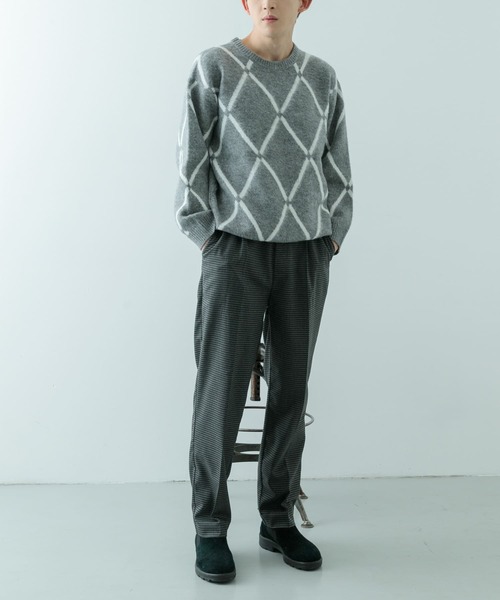 ITEMS URBANRESEARCH スラックス ガンクラブチェック テーパード