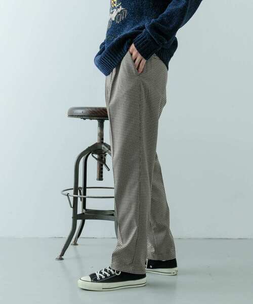ITEMS URBANRESEARCH スラックス ガンクラブチェック テーパード