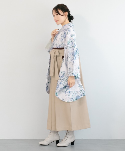 SOUBIEN（創美苑） 着物 floroレディース袴4点セット （着物・襦袢・下 
