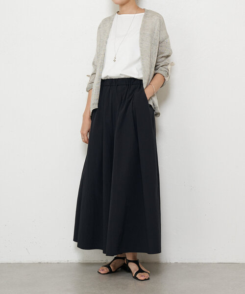 BEARDSLEY フレアパンツ BEARDSLEY パンツ タックフレアパンツ レディース : ZOZOTOWN