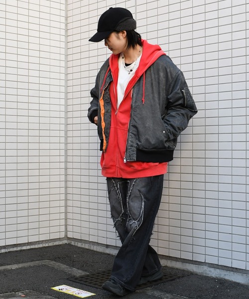 Anytime Songs（エニータイムソングス） ma1 ma-1 Vintage-like heavy