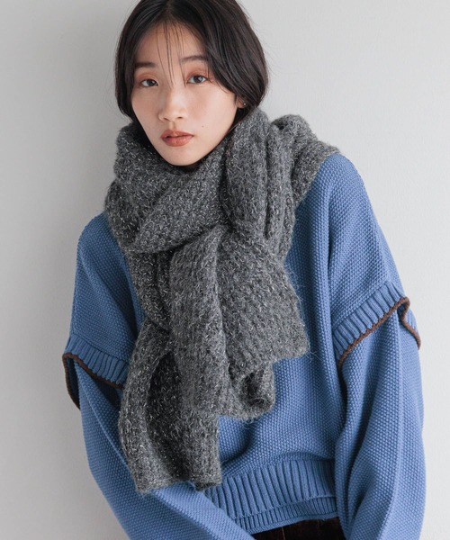 LOWRYS FARM（ローリーズファーム） ストール マフラー ラメニット