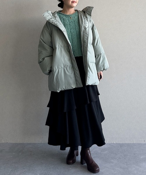 mysty woman（ミスティウーマン） ニット セーター フェザーモール