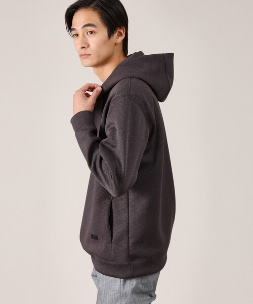 TAKEO KIKUCHI（タケオキクチ） パーカー ハニカムダンボール ハーフ