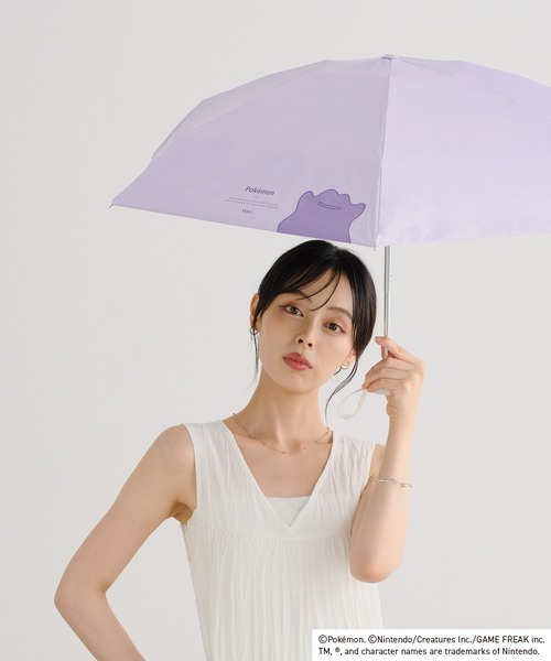 Wpc. 折りたたみ傘 ポケモン 遮光 冒険のパートナー ミニ 折りたたみ