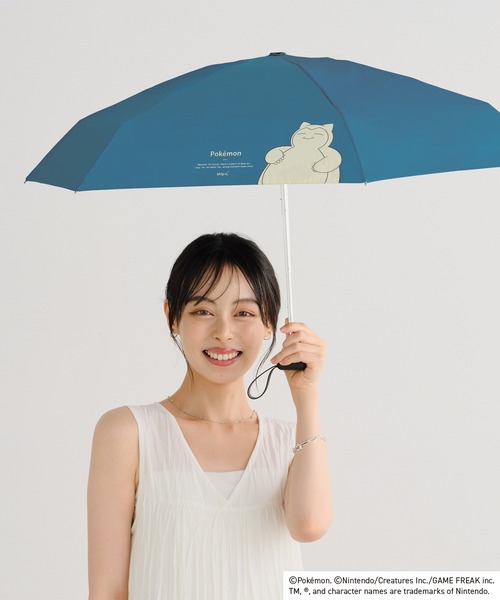 Wpc. 折りたたみ傘 ポケモン 遮光 冒険のパートナー ミニ 折りたたみ