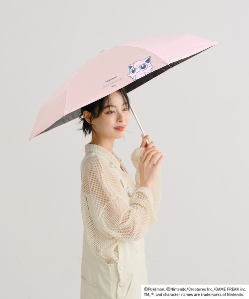 Wpc. 折りたたみ傘 ポケモン 遮光 冒険のパートナー ミニ 折りたたみ