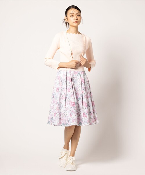 スカート BOUQUET OF PINK スカートの画像