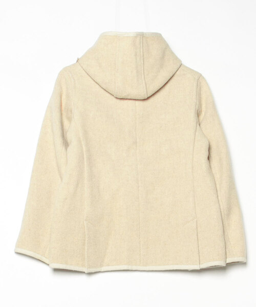 DANTON ウールジャケット ベージュ DANTON ウール ライト パイル カラーレス ジャケット , Beige – Navyblue