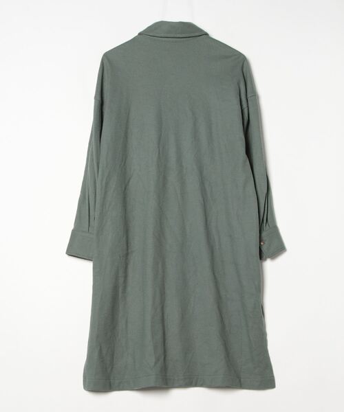 美品　定価¥27.500 UNITED ARROWS ノーカラーシャツワンピース 1500024F1477_m1_a027.jpg