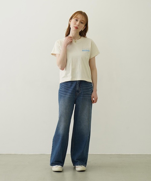 MILKFED.（ミルクフェド） ジーンズ デニム デニムパンツ COOPER HEART