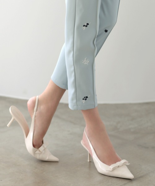 MERAKI パンツ フラワー刺繍パンツ レディース : ZOZOTOWN Yahoo!店