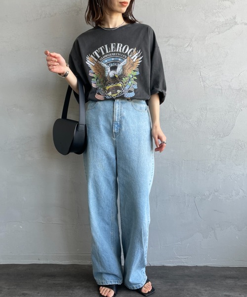 tシャツ 「MICA＆DEAL/マイカアンドディール」 MICA×GOOD ROCK SPEED LITTLEROCK ロックプリントTシャツ レディ MICA&DEAL tシャツ 「MICA＆DEAL/マイカアンドディール」 MICA