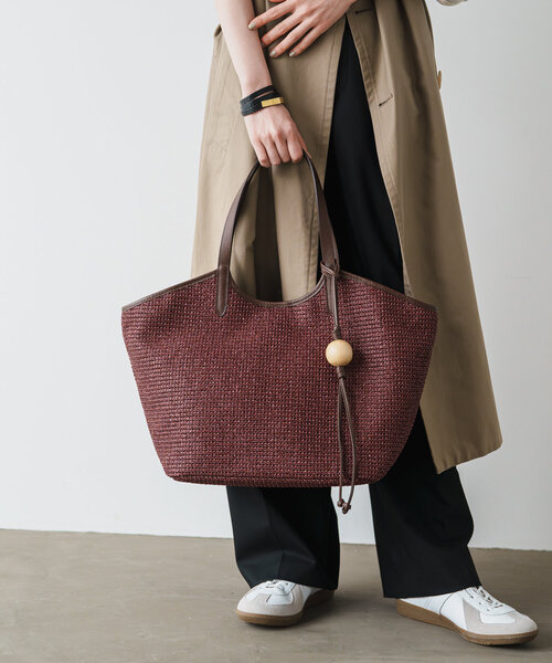 russet トートバッグ 「russet×BEARDSLEYコラボ第2弾」カゴ