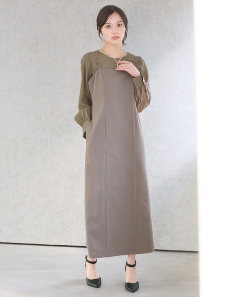 新品タグ付き　ワンピース　ブラウス　セットアップ Andemiu ワンピース 「セットアップ対応/コーデ完成」2Pブラウス