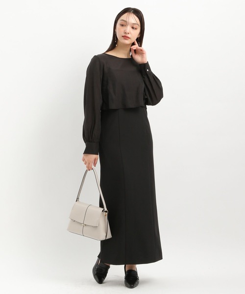 【美品】Andemiu トップス、キャミソールワンピース　2点セット Andemiu ワンピース 「セットアップ対応/コーデ完成」2Pブラウス