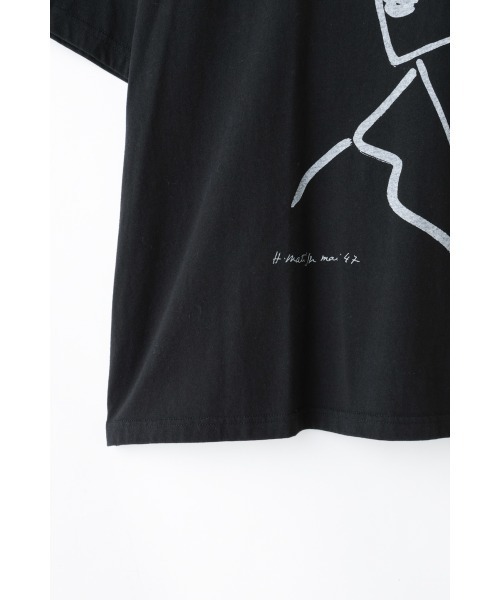 「HOTEL PALACE」オテルパラス アンリマティス アートグラフィックTシャツB HOTEL PALACE」オテルパラス アンリマティス アートグラフィック