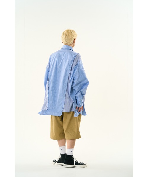 DISCOVERED シャツ DOCKING WIDE LOOPING SHIRTS メンズ
