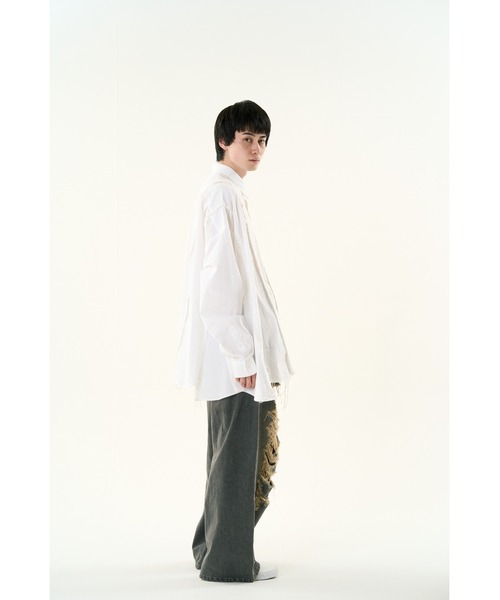 DISCOVERED（ディスカバード） シャツ DOCKING WIDE LOOPING SHIRTS