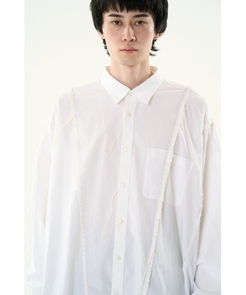 DISCOVERED（ディスカバード） シャツ DOCKING WIDE LOOPING SHIRTS