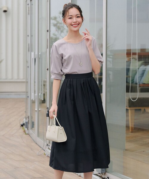 Tiaclasse tシャツ 「小倉優子さん着用」“サマさまカットソー”パール